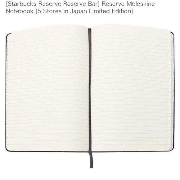 Limited Edition Japan Starbucks Reserve Moleskine Notebook. - Picture 4 of 4